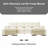 Sectional Sofa Deep Seat Sofa Couch With Ottomans-496008700