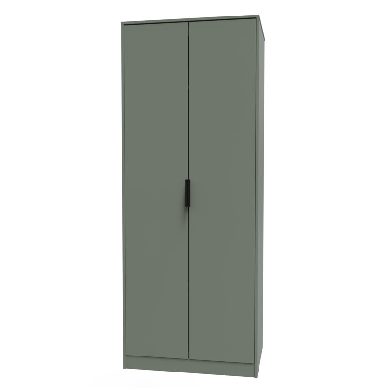 Turah Manufactured Wood Wardrobe, Reed Green