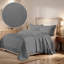 Ensemble de couvre-lit matelassé en coton The Blue Nile Mills-118914017-118914008