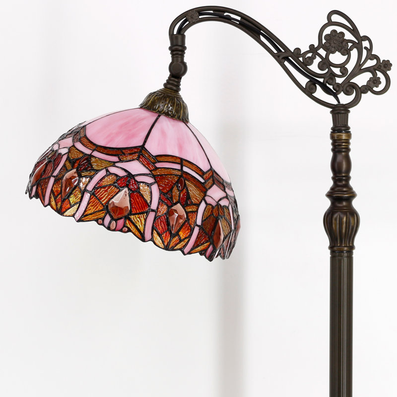Longford 67'' Bronze Arched Floor Lamp Set