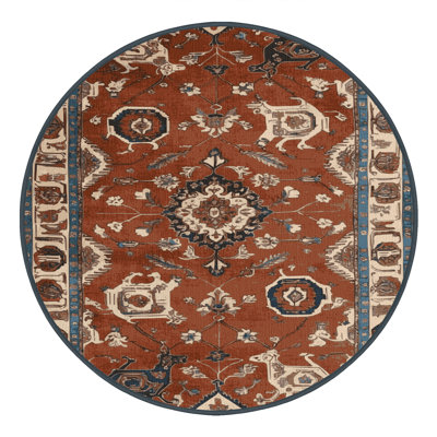 Tapis brun lavable à la machine