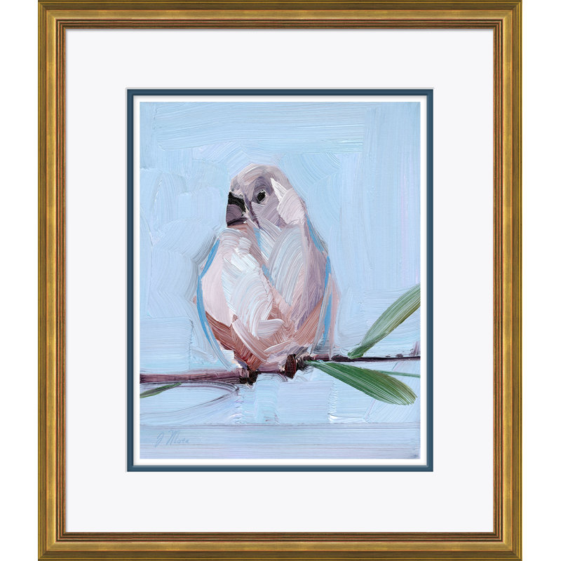 Bird's Song Painting by Joseph Mota, 12.75" W x 14.75 H