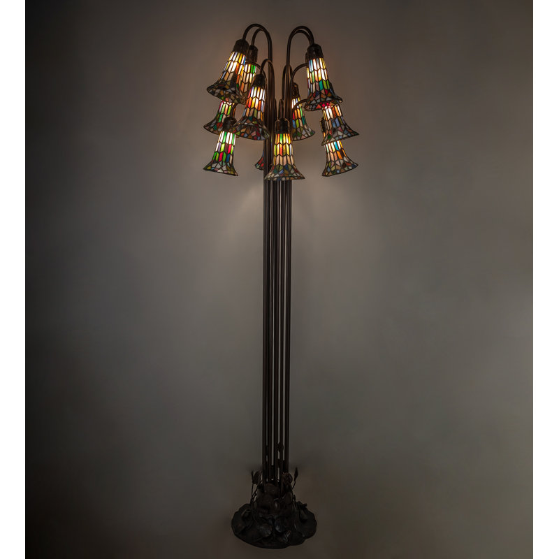 Bueche Tree Floor Lamp, Beige/Red/Green/Blue