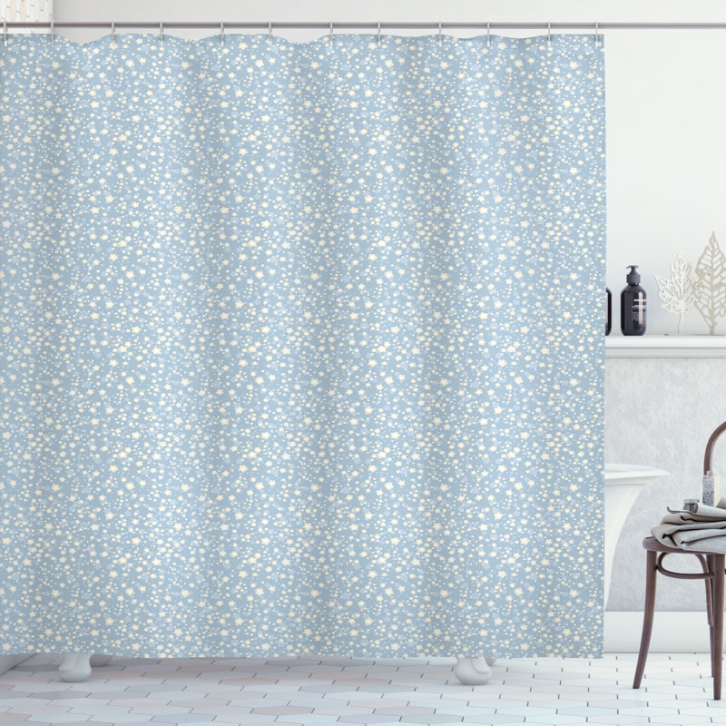 Étoiles de rideau de douche Dakota Fields, H 70 po x l 69 po