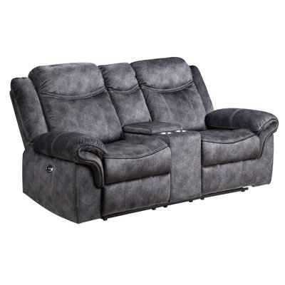 Causeuse inclinable Domino - Gris