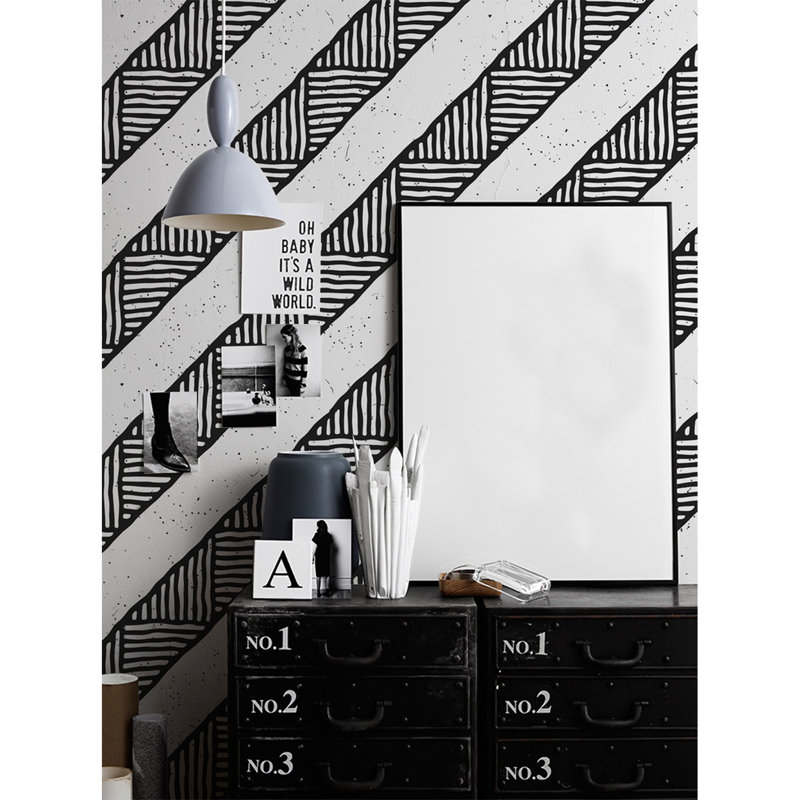 Hollice 2.5m x 2.5m Matte Mural, 208 x 146cm