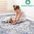 2X8 Area Rug, Easy Maintenance, Dining Room Rug Blue/Grey/, Non-Shedding, Study-943352106