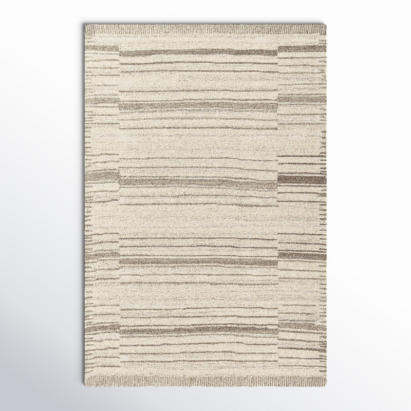 Demie Wool Striped Indoor Rug, Rectangle 2' x 3'
