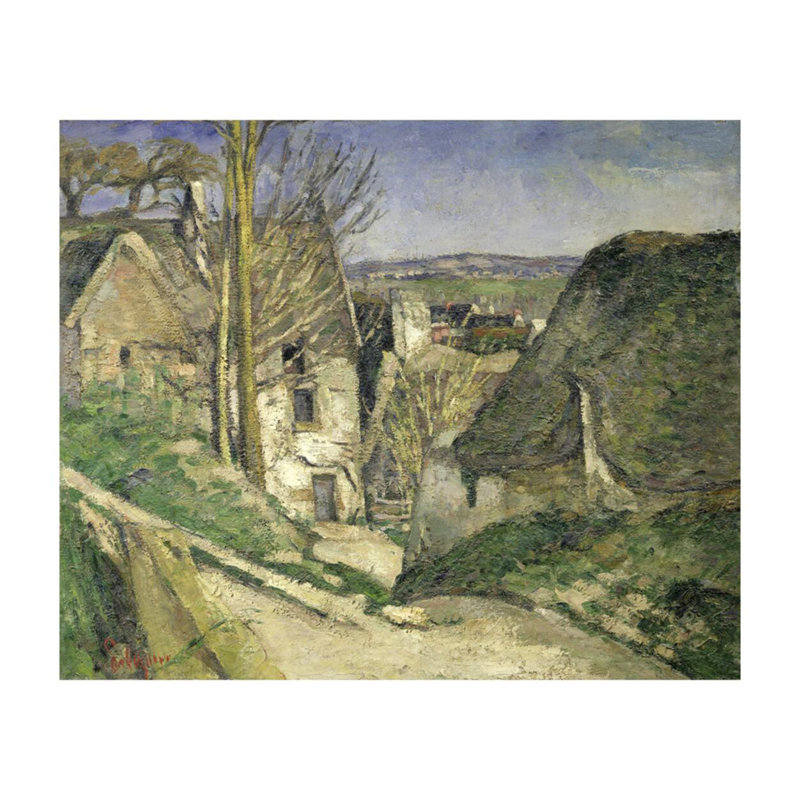 La maison du pendu Auvers-sur-Oise, impression par Paul Cézanne, H 16 po x l 20 po