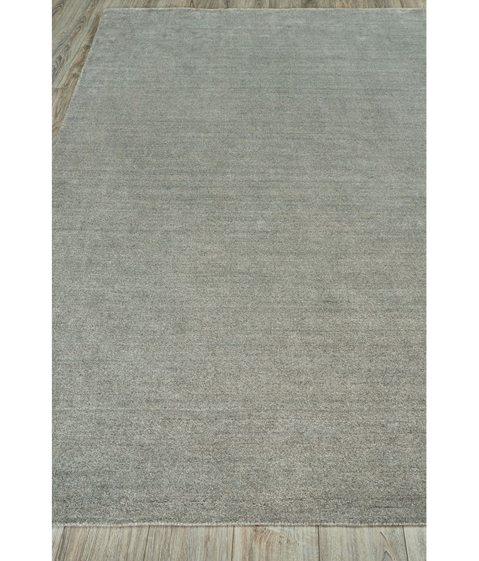 Sanctuary Handmade Synthetic/Wool Gray/Light Brown Area Rug, Rectangle 6' x 9'