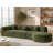 Boneless 3 - Piece Upholstered Curvy Couch-2104736991