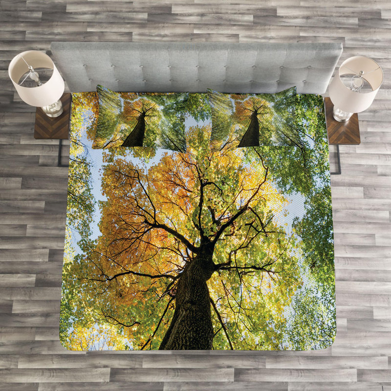 Rustic Polyester Coverlet, King Coverlet + 2 Shams