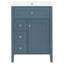 Meuble-lavabo moderne avec lavabo en céramique et grand rangement-131376516