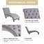 Chaise longue capitonnée en velours-290435530