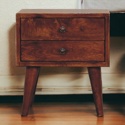 Hotwells 13.78'' W Solid Wood Nightstand