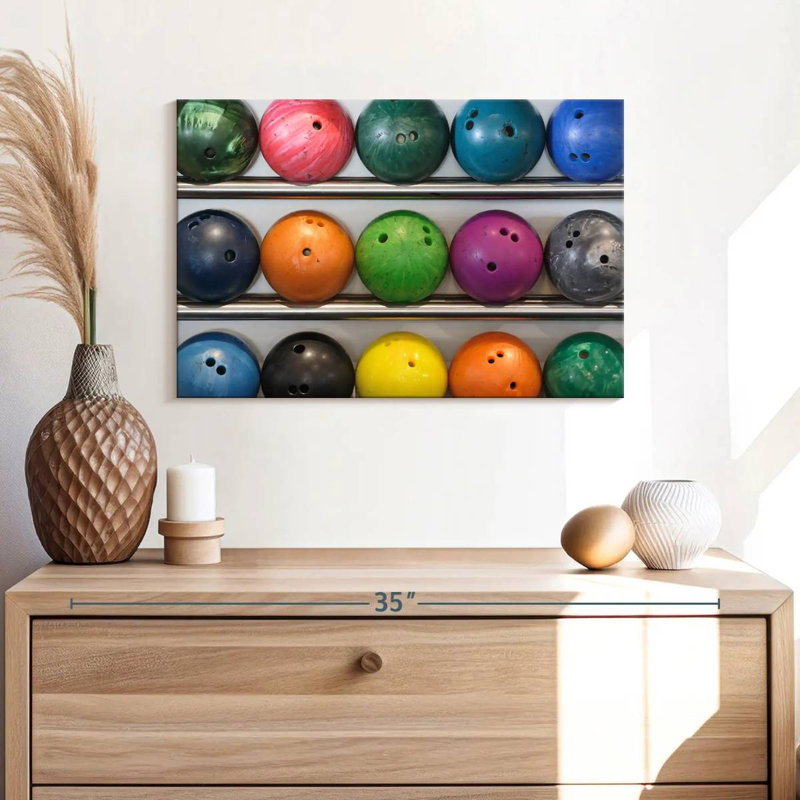 Sireci Bowling Balls, 16" H x 24" W