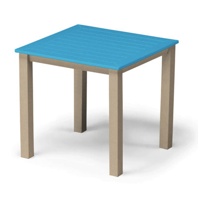 Robinett Square Metal Outdoor Side Table , 21'' in. W 21'' in. D