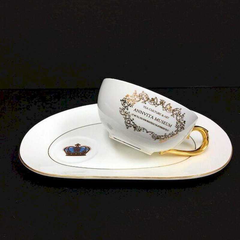 Tasse à thé et soucoupe «Royal» Graber Annvita Museum