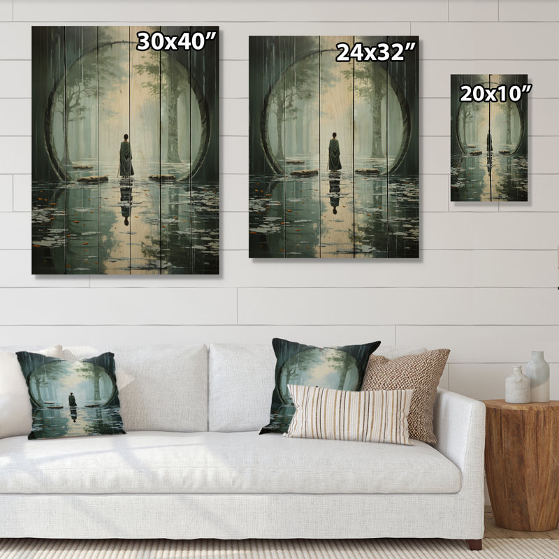 «Hinduisim Divine Journey I» sur impression sur bois, H 20 po x l 10 po x P 0,78 po