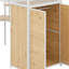 Lit mezzanine avec bureau en L et garde-robe-1924514464