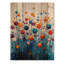 Champ fantastique de fleurs de renoncule I - impression sur bois de renoncule - sur bois de pin naturel-518738065