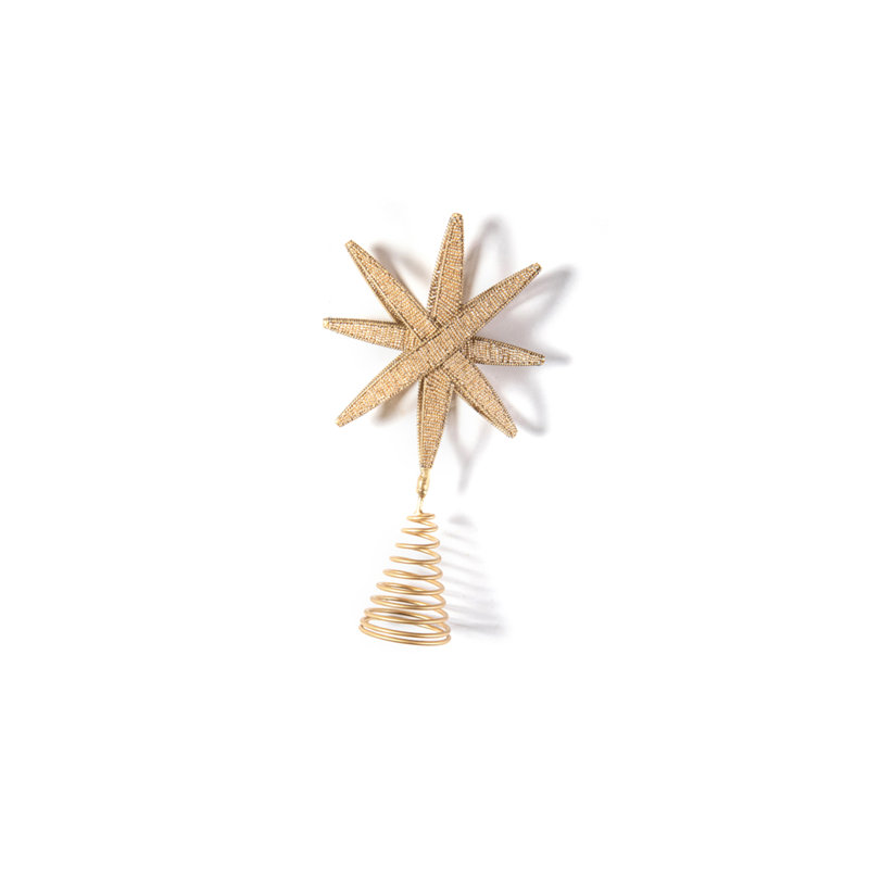 Gold Beaded 7 Tree Topper