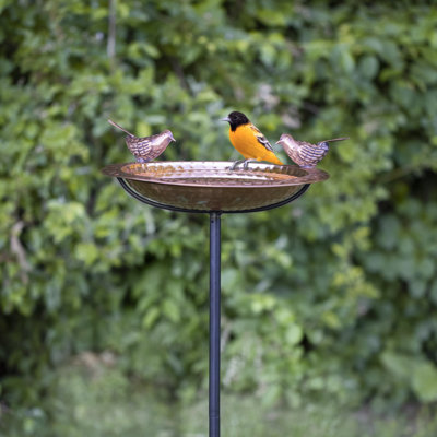 Bain d'oiseaux en cuivre pur