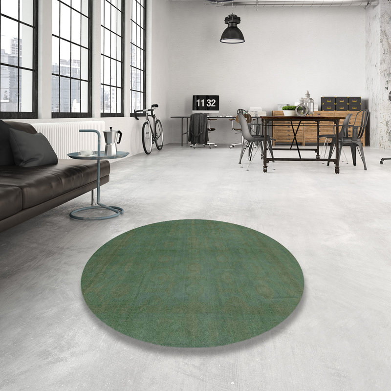 Abstract Indoor Rug, Round 8'