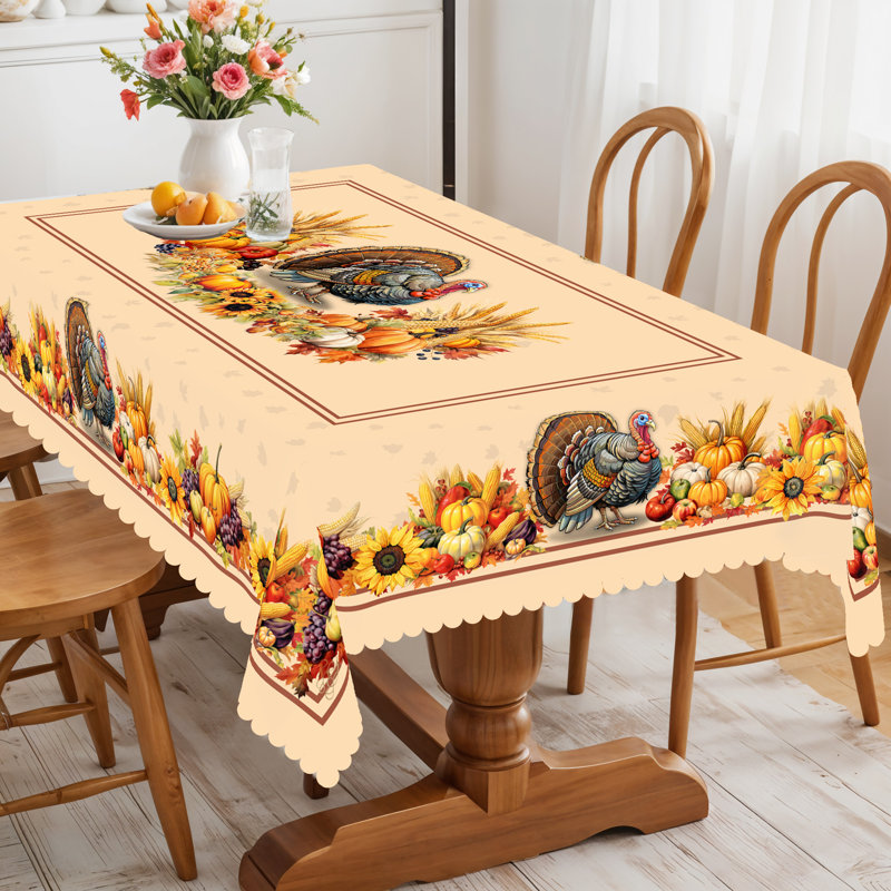 Nappe automne-hiver rectangulaire 140 x 180 cm, L 70,87 po x l 55,12 po