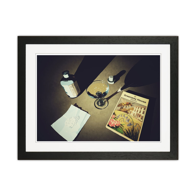 Greenway House 2 1 Piece Wall Art, 33.5cm H x 43.5cm W x 3cm D, Black Framed