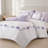 6-Piece Full/Queen Comforter Set,Purple