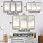 Ensemble de salon d'art mural beige-107767087-107767083