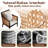 24'' Upholstered Accent Chair With Wooden Legs And Rattan Arms,Mid-Century Armchair for a Bedroom or Living Room-893924456