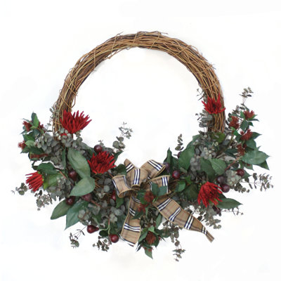 Handcrafted Faux Eucalyptus Twig 37'' Wreath