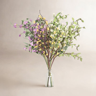 Eucalyptus Forsythia Floral Arrangement