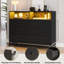 Commode 6 tiroirs avec lumière DEL-522169135