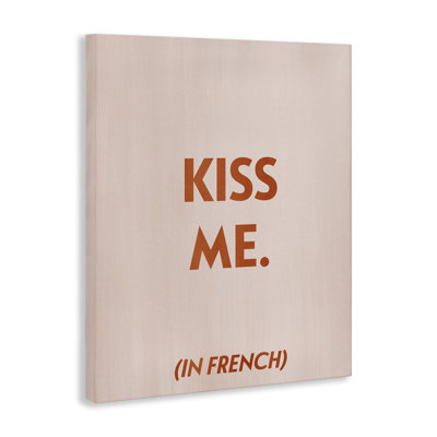 «Kiss Me In French» par Grace Popp