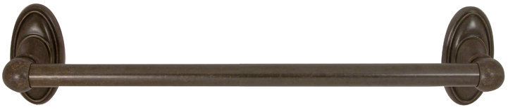 Classic Traditional 1 Wall Mounted Towel Bar, 3.0625" H x 13.75" L x 3" D, Barcelona
