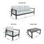 Ensemble de conversation 3 pièces avec coussins Sunbrella® Suren-130890040-130890035-130890042