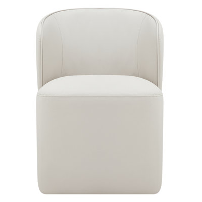 Niha Swivel Linen Side Chair