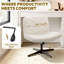 Boucle Swivel Desk Chair-361327390