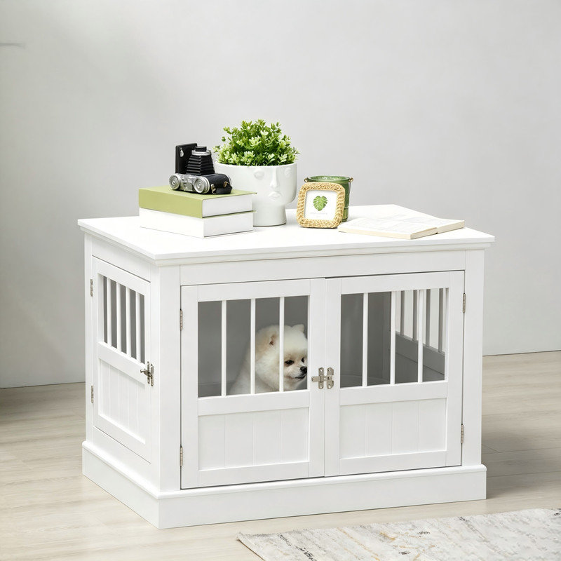 Meuble pour chien en bois