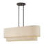 Grand lustre linéaire en bronze 4 lumières Ashani-122725107-122725104-122725098