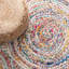 Tapis beige / blanc tissé à la main Demaio-1182301007
