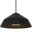 Luminaire suspendu noir à DEL intégré-119441492