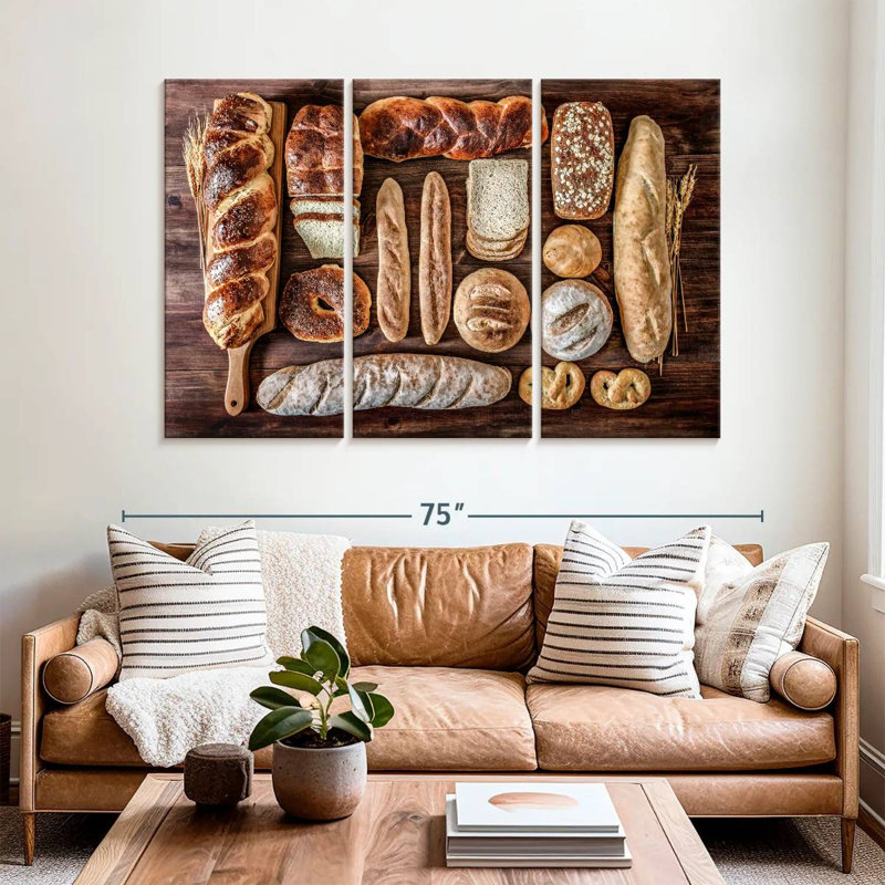 Yarlin Baked Breads For Breakfast, 42" H x 65" W
