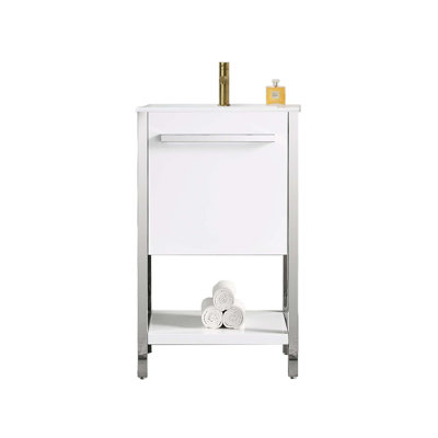 Meuble-lavabo simple 20 po avec lavabo