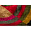 Coussin en velours abstrait