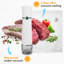 Machine à emballer sous vide portable, capacité de 68 oz, rechargeable, détection automatique de la pression, sacs et accessoires réutilisables inclus, blanc