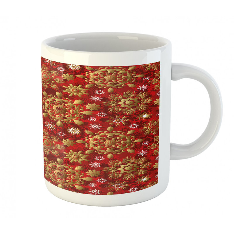 Grande tasse à café mandala